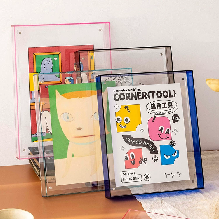 Acrylic Double Sided Floating Picture Frame